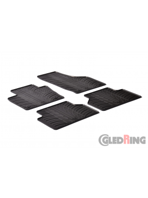 Original Gledring Passform Fußmatten Gummimatten 4 Tlg.+Fixing - Audi Q3 2011->12.2018